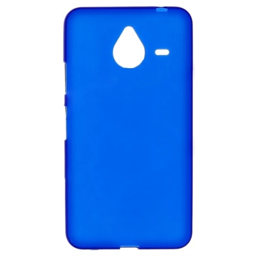 Силиконовый чехол для Microsoft Lumia 640 XL TPU синий матовый