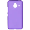 Силиконовый чехол для Microsoft Lumia 640 XL TPU фиолетовый матовый
