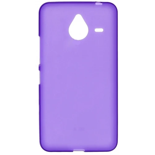 Силиконовый чехол для Microsoft Lumia 640 XL TPU фиолетовый матовый