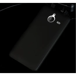 Чехол накладка для Microsoft Lumia 640 XL skinBOX Shield 4People Черный