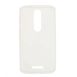 Силиконовый чехол для Motorola Moto X Play TPU 0.3мм Прозрачный глянцевый