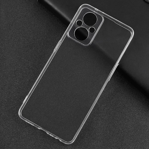 Силиконовый чехол для OnePlus Nord N20 TPU 1мм с защитой камеры Прозрачный