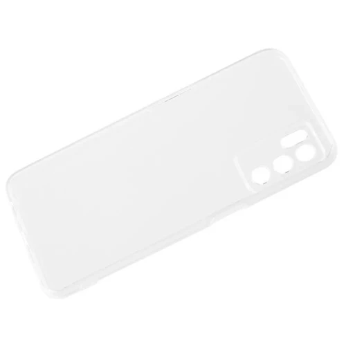 Силиконовый чехол для Oppo A16 TPU 1мм с защитой камеры Прозрачный
