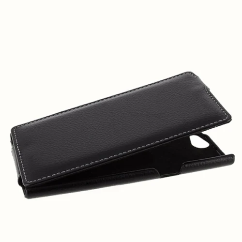 Чехол книжка для Philips S396 UpCase Черный