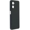 Силиконовый чехол для Realme 10 Soft Matte с микрофиброй Черный