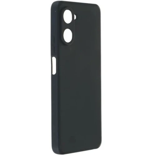 Силиконовый чехол для Realme 10 Soft Matte с микрофиброй Черный