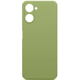 Силиконовый чехол для Realme 10 Pro 5G Soft Matte с микрофиброй Оливковый