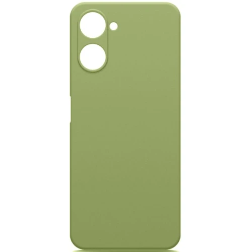 Силиконовый чехол для Realme 10 Pro 5G Soft Matte с микрофиброй Оливковый
