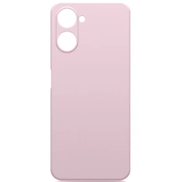 Силиконовый чехол для Realme 10 Pro 5G Soft Matte с микрофиброй Пыльно розовый