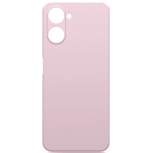 Силиконовый чехол для Realme 10 Pro 5G Soft Matte с микрофиброй Пыльно розовый