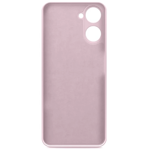 Силиконовый чехол для Realme 10 Pro 5G Soft Matte с микрофиброй Пыльно розовый