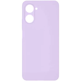 Силиконовый чехол для Realme 10 Pro 5G Soft Matte с защитой камеры Сиреневый