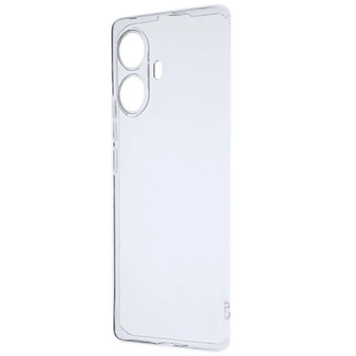 Силиконовый чехол для Realme 10 Pro+ 5G TPU 1мм с защитой камеры Прозрачный