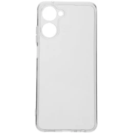 Силиконовый чехол для Realme 10 Pro 5G TPU 1мм с защитой камеры Прозрачный