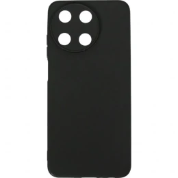 Силиконовый чехол для Realme 11 TPU mate 1mm с защитой камеры матовый Черный