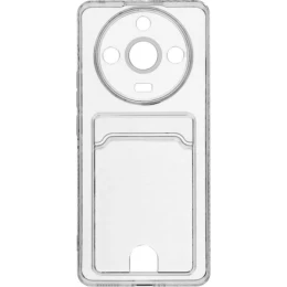 Чехол-накладка для Realme 11 Pro 5G/11 Pro+ 5G прозрачный Silicone Card Holder защита камеры