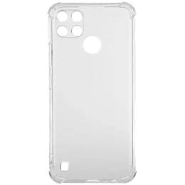 Силиконовый чехол для Realme C25S TPU 1.5мм с усиленными углами и защитой камеры Прозрачный