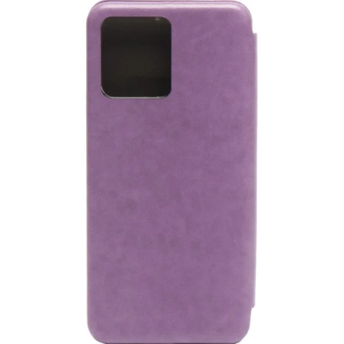 Чехол книжка для Realme C30 Fashion Case на магнитах с визитницей Фиолетовый