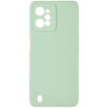 Силиконовый чехол для Realme C31 Soft Matte с микрофиброй Мятный