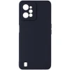 Силиконовый чехол для Realme C31 Soft Matte с микрофиброй Черный