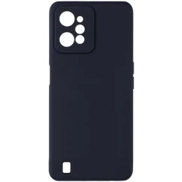 Силиконовый чехол для Realme C31 Soft Matte с микрофиброй Черный