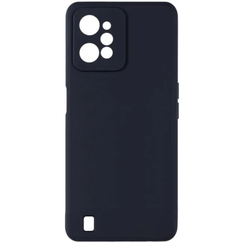 Силиконовый чехол для Realme C31 Soft Matte с микрофиброй Черный