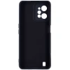 Силиконовый чехол для Realme C31 Soft Matte с микрофиброй Черный