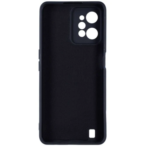 Силиконовый чехол для Realme C31 Soft Matte с микрофиброй Черный