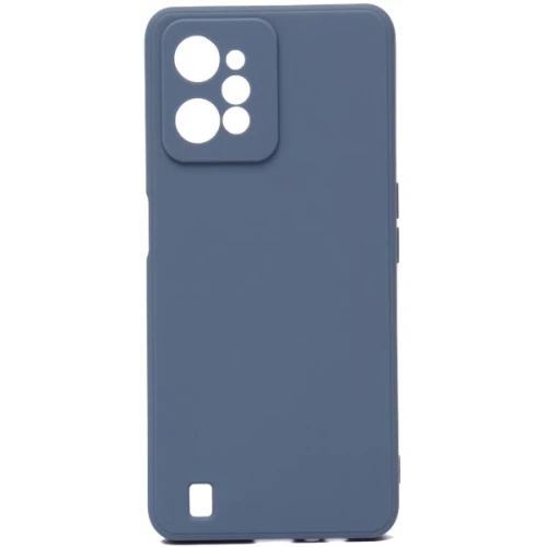 Силиконовый чехол для Realme C31 Soft Matte с защитой камеры Синий