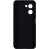 Силиконовый чехол для Realme C33 Soft Matte с микрофиброй Черный