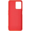 Силиконовый чехол для Realme C35 Soft Matte с микрофиброй Красный
