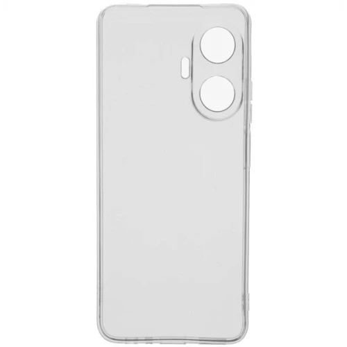 Силиконовый чехол для Realme C55 TPU 1мм с защитой камеры Прозрачный глянцевый