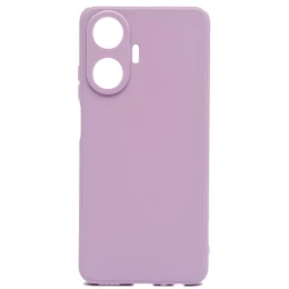 Силиконовый чехол для Realme C55 Soft Matte с микрофиброй Сиреневый