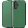Чехол-книжка для Realme C55 Fashion Case на магнитах с визитницей Зеленый