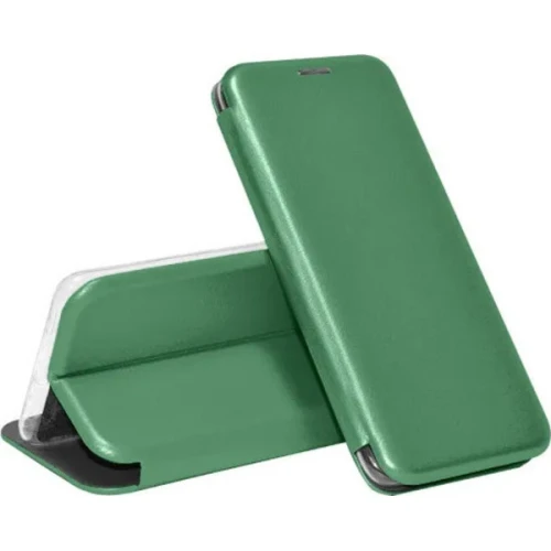 Чехол-книжка для Realme C55 Fashion Case на магнитах с визитницей Зеленый