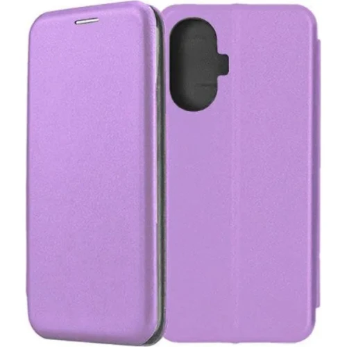 Чехол-книжка для Realme C55 Fashion Case на магнитах с визитницей Фиолетовый