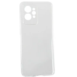 Силиконовый чехол для Realme GT 2 Pro TPU 1мм с защитой камеры Прозрачный