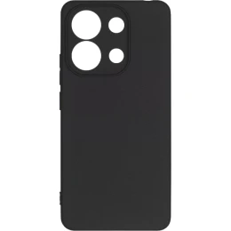 Силиконовый чехол для Xiaomi Redmi Note 13 5G Red Line с защитой камеры матовый Черный