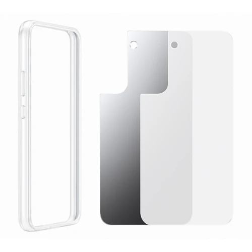 Силиконовый чехол для Samsung Galaxy S22+ Frame Cover EF-MS906CTEGRU Прозрачный