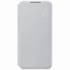 Чехол книжка для Samsung Galaxy S22+ Smart LED View Cover EF-NS906PJEGRU Светло серый