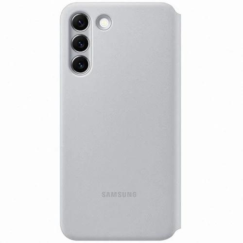 Чехол книжка для Samsung Galaxy S22+ Smart LED View Cover EF-NS906PJEGRU Светло серый