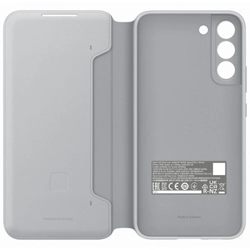 Чехол книжка для Samsung Galaxy S22+ Smart LED View Cover EF-NS906PJEGRU Светло серый