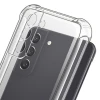 Силиконовый чехол для Samsung Galaxy S21 FE iBox Crystal с усиленными углами и защитой камеры Прозрачный