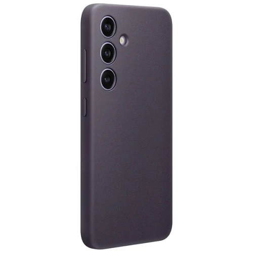 Силиконовый чехол для Samsung Galaxy S24 Vegan Leather Case GP-FPS921HCAVR фиолетовый