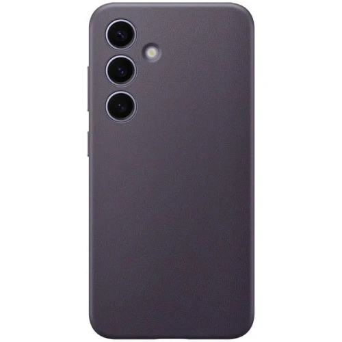 Силиконовый чехол для Samsung Galaxy S24 Vegan Leather Case GP-FPS921HCAVR фиолетовый