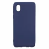 Силиконовый чехол для Samsung Galaxy A01 Core Soft Matte Синий