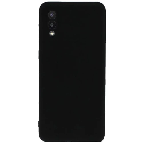 Силиконовый чехол для Samsung Galaxy A02 TPU 1мм с защитой камеры Черный