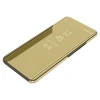 Чехол книжка для Samsung Galaxy A02 Clear View Золотой