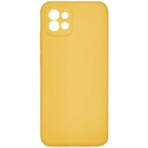 Силиконовый чехол для Samsung Galaxy A03 TPU 1мм Желтый