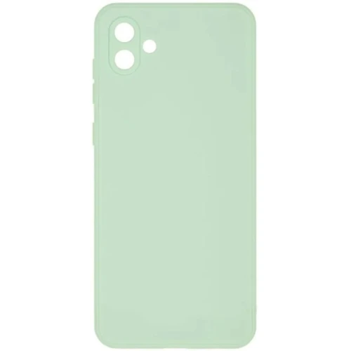 Силиконовый чехол для Samsung Galaxy A04 Soft Matte с микрофиброй Мятный